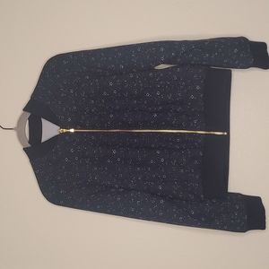 NWT Kate Spade wild roses reversible bomber jacket size small